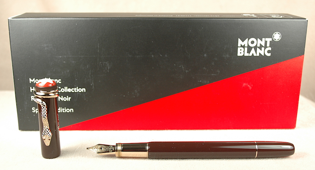 Pre-Owned Pens: 5499: Mont Blanc: Rouge et Noir Tropic Brown